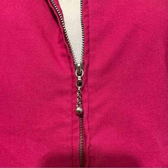 J G Hook pink zip up blazer with pockets size 8P - Picture 3 of 6